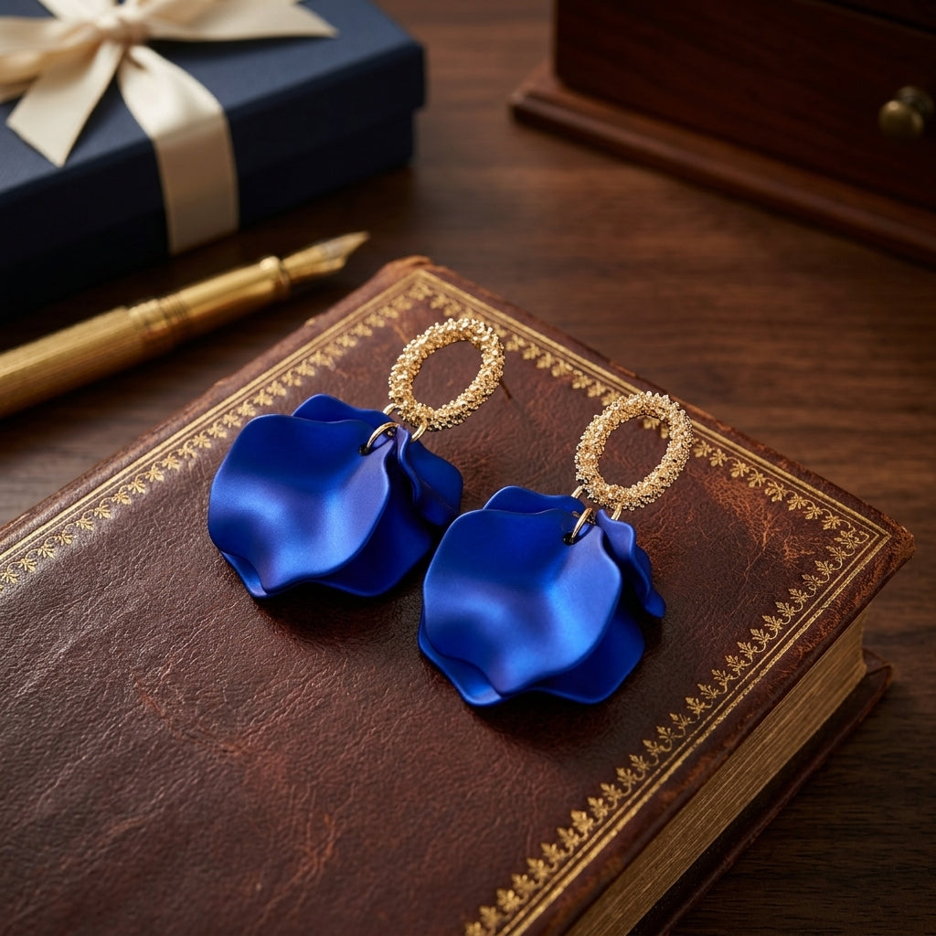 Bloom Halo Drop Earrings - Elegant Bloom Halo Earrings for Any Occasion - ZI FASHION