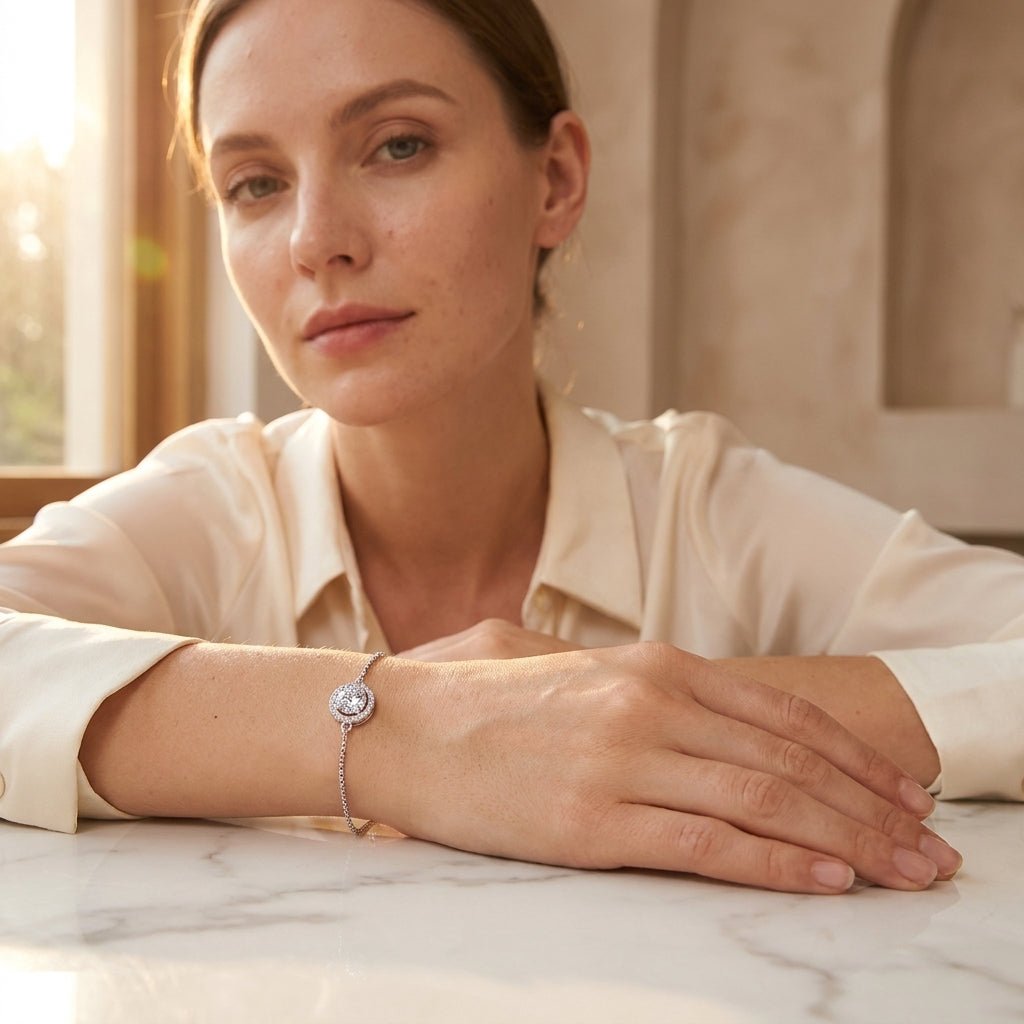 Aurelia Celeste Halo Bracelet