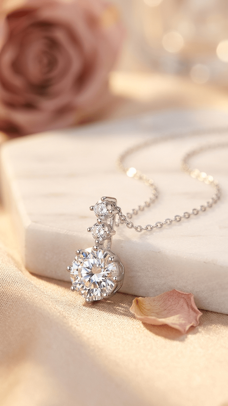 Aurelia Étoile Solitaire Necklace