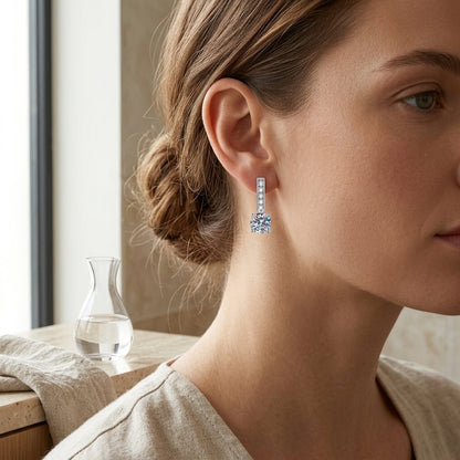 Aurelia Géométrie Moissanite Earrings