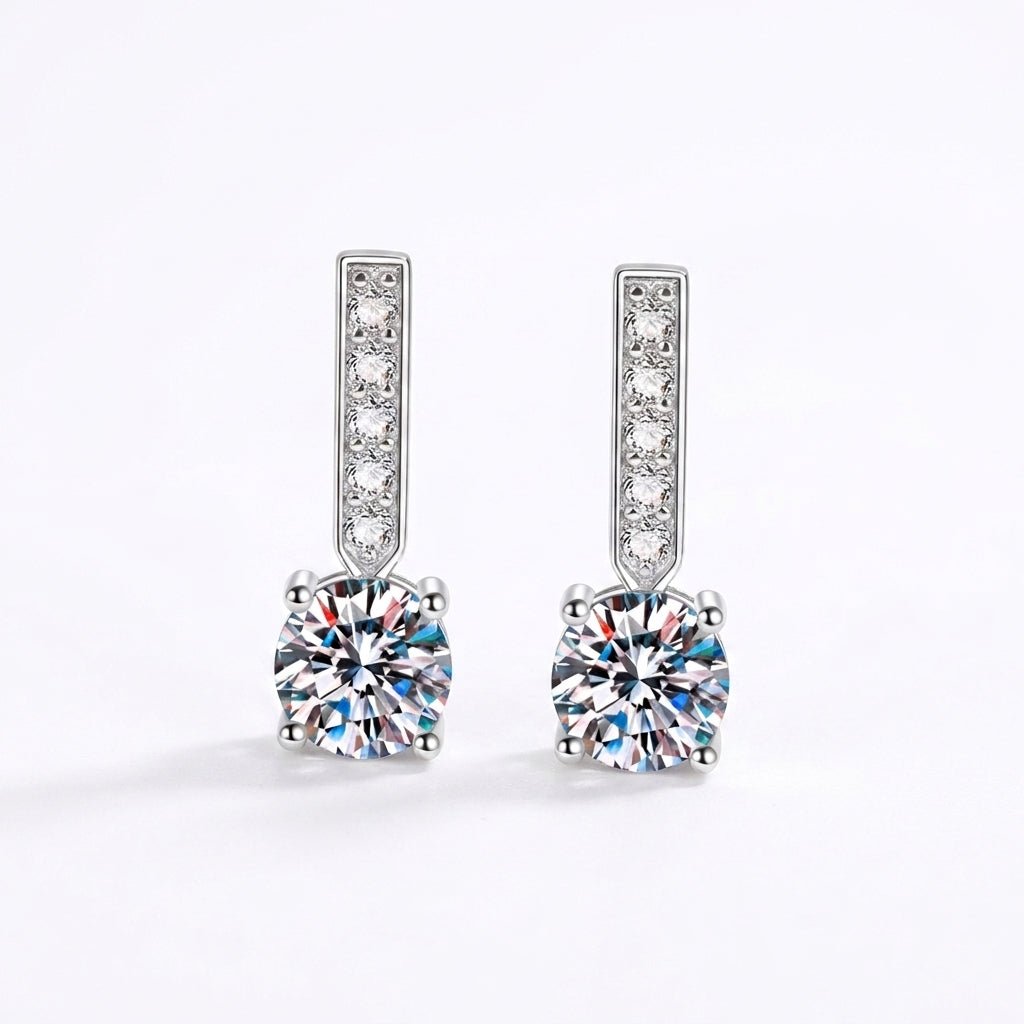 Aurelia Géométrie Moissanite Earrings