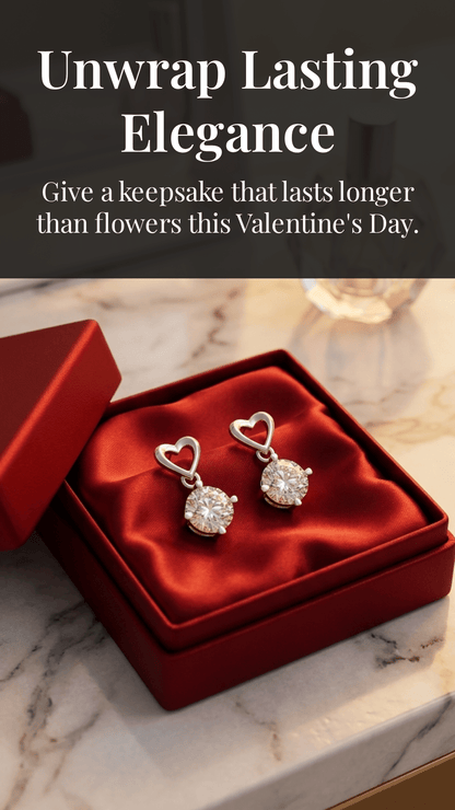 Aurelia Géométrie Solitaire Drop Earrings