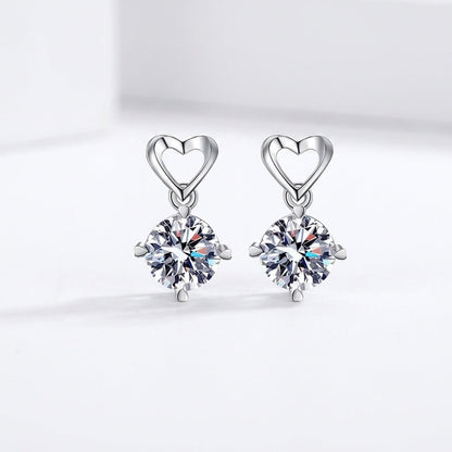 Aurelia Géométrie Solitaire Drop Earrings