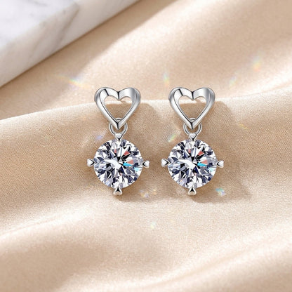 Aurelia Géométrie Solitaire Drop Earrings