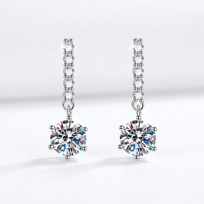 Aurelia Linear Éclat Drop Earrings