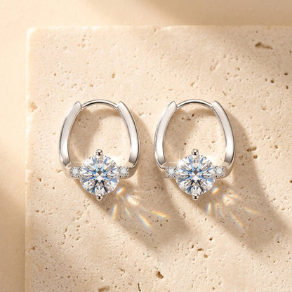 Aurelia Lumière Huggie Drop Earrings