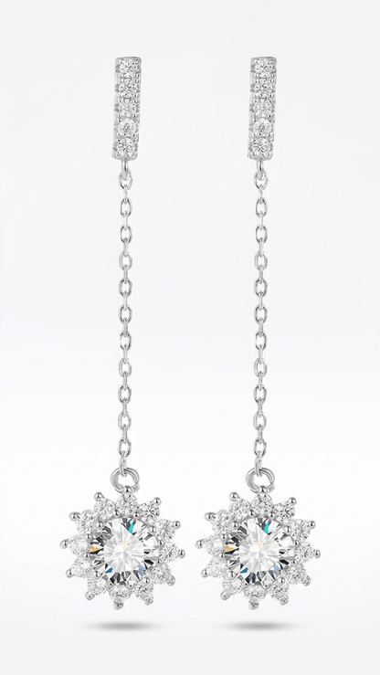 Aurelia Soleil Long Chain Earrings