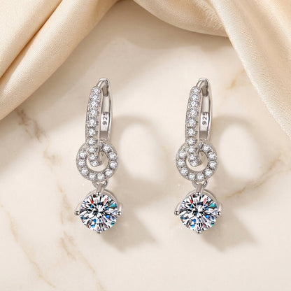 Aurelia Trielle Halo Drop Earrings