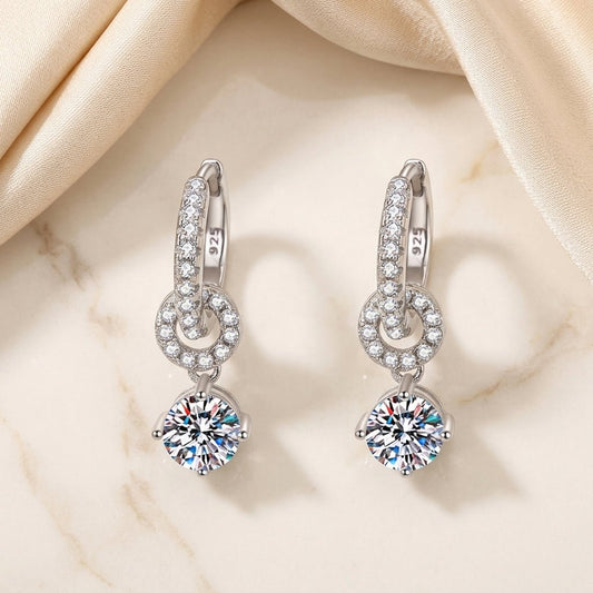 Aurelia Trielle Halo Drop Earrings