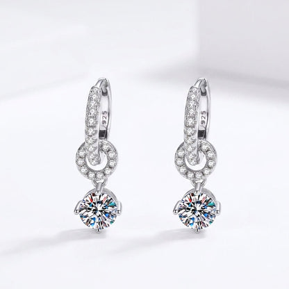 Aurelia Trielle Halo Drop Earrings