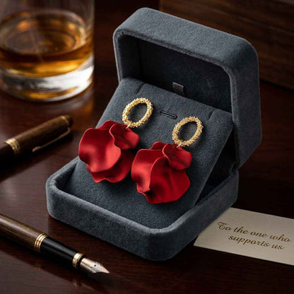 Bloom Halo Drop Earrings - Elegant Bloom Halo Earrings for Any Occasion - ZI FASHION