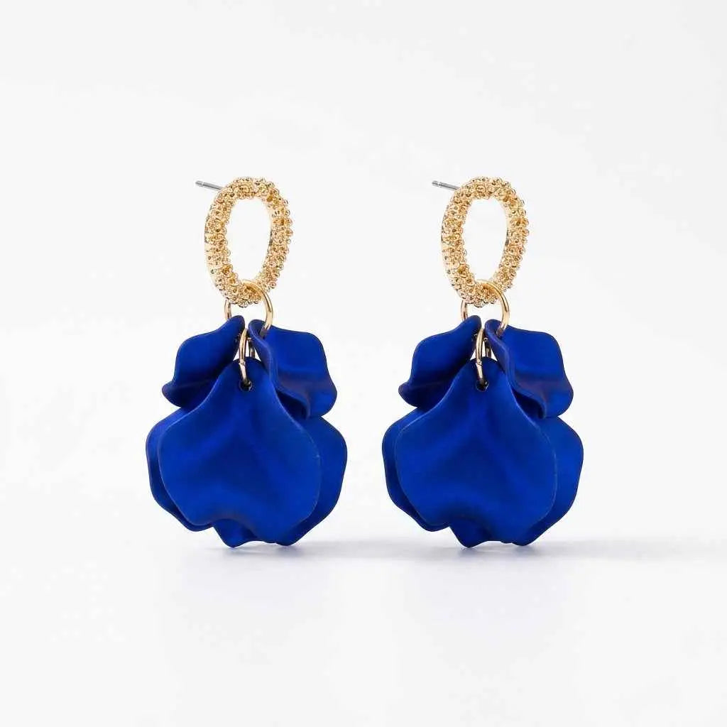 Bloom Halo Drop Earrings - Elegant Bloom Halo Earrings for Any Occasion - ZI FASHION
