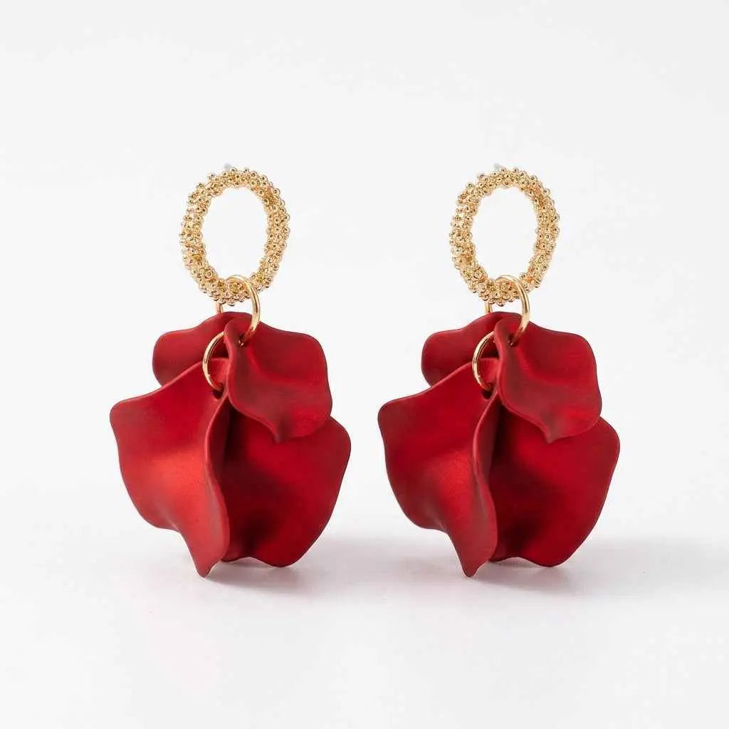 Bloom Halo Drop Earrings - Elegant Bloom Halo Earrings for Any Occasion - ZI FASHION
