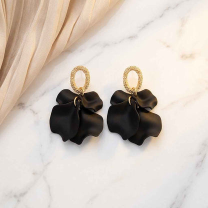 Bloom Halo Drop Earrings - Elegant Bloom Halo Earrings for Any Occasion - ZI FASHION