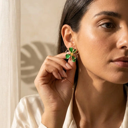 Bloom Petal Luxe Stud Earrings - ZI FASHION