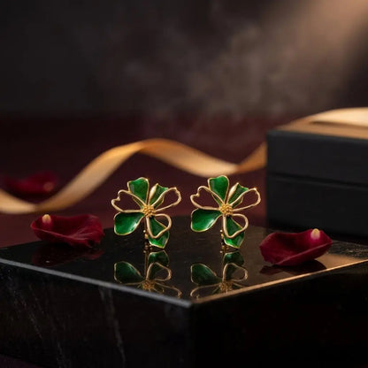 Bloom Petal Luxe Stud Earrings - ZI FASHION