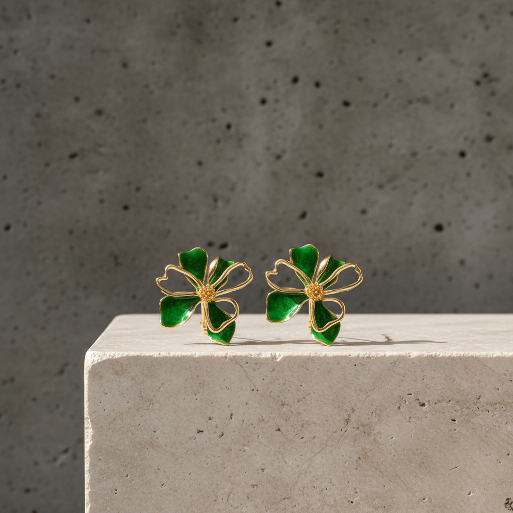 Bloom Petal Luxe Stud Earrings - ZI FASHION