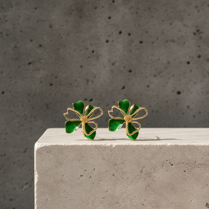Bloom Petal Luxe Stud Earrings - ZI FASHION