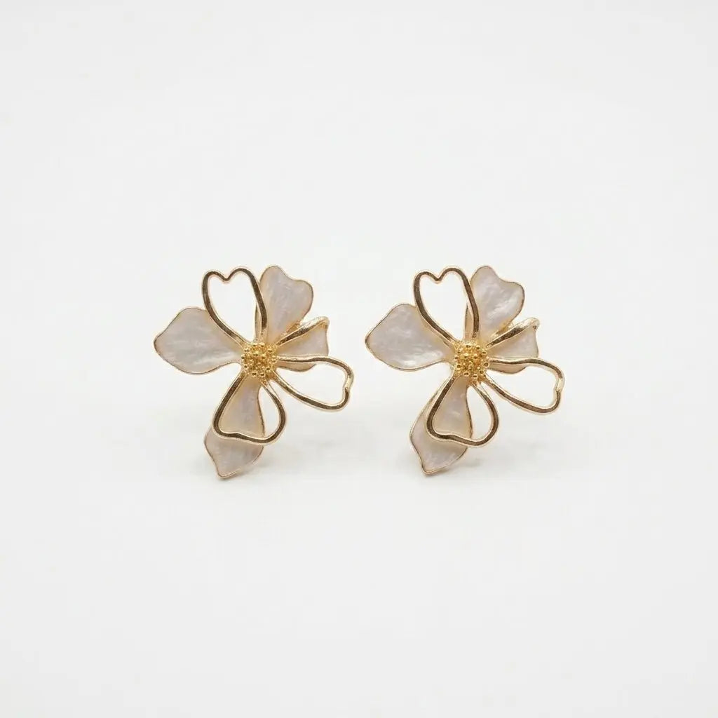 Bloom Petal Luxe Stud Earrings - ZI FASHION
