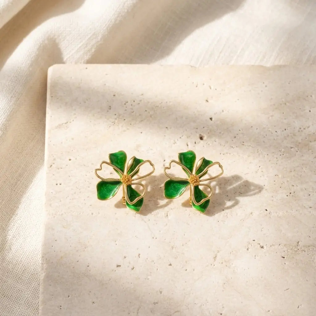 Bloom Petal Luxe Stud Earrings - ZI FASHION