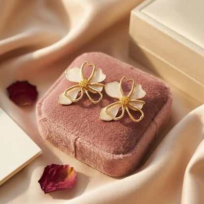 Bloom Petal Luxe Stud Earrings - ZI FASHION