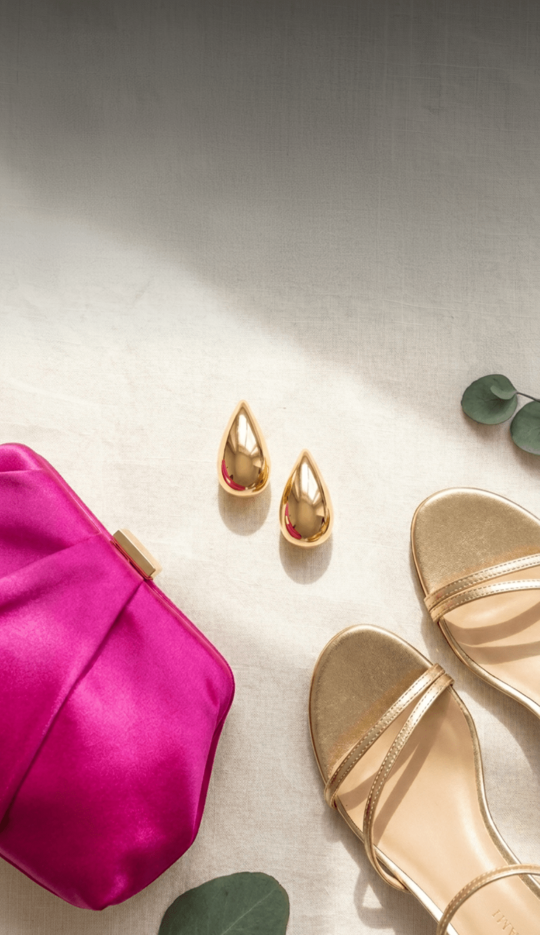 Golden Drop Stud Earrings | 18K PVD Gold - Plated Stainless Steel - ZI FASHION
