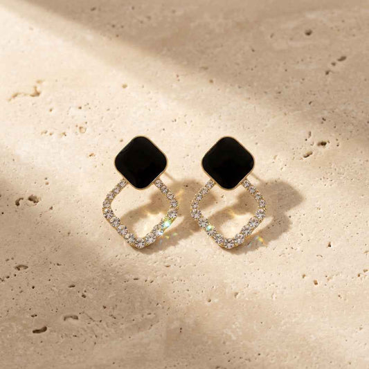 Midnight Sparkle Rhombus Drops - ZI FASHION