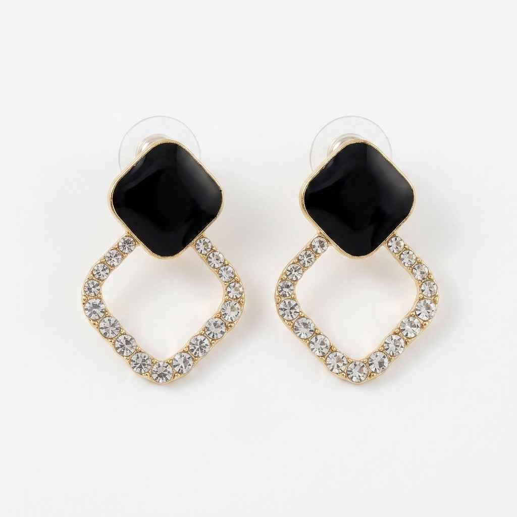 Midnight Sparkle Rhombus Drops - ZI FASHION